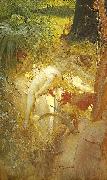 Anders Zorn kvarleksnymf oil painting on canvas